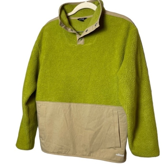 Allbirds Fleece Womens Small Sherpa Pop Over Outdoors Athletic Gym Hiking Fit - Picture 6 of 13